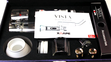 XVAPE VISTA Vaporizer Kit Contents